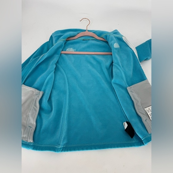 The North Face Girls Full Zip Up Glacier Fleece Sweater - Picture 13 of 16